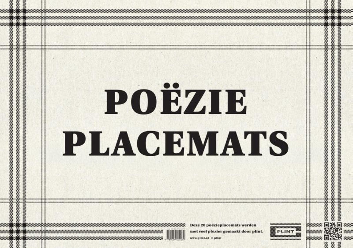 PoÃÂ«zieplacemats Plint