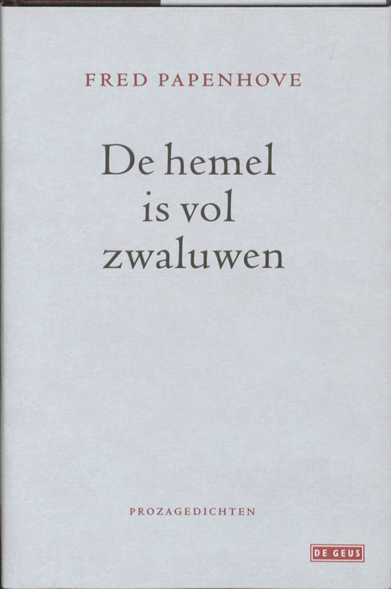 De hemel is vol zwaluwen