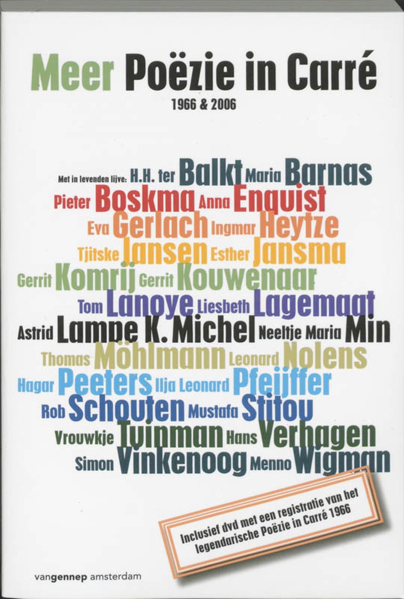 Meer Poezie in Carre + DVD