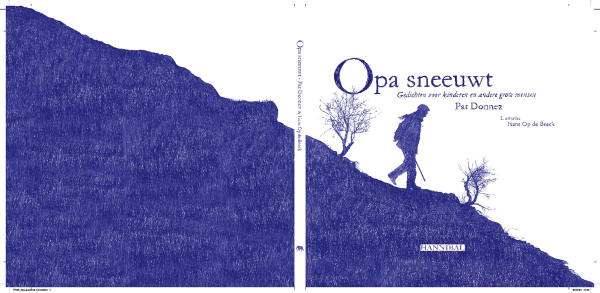 Opa sneeuwt