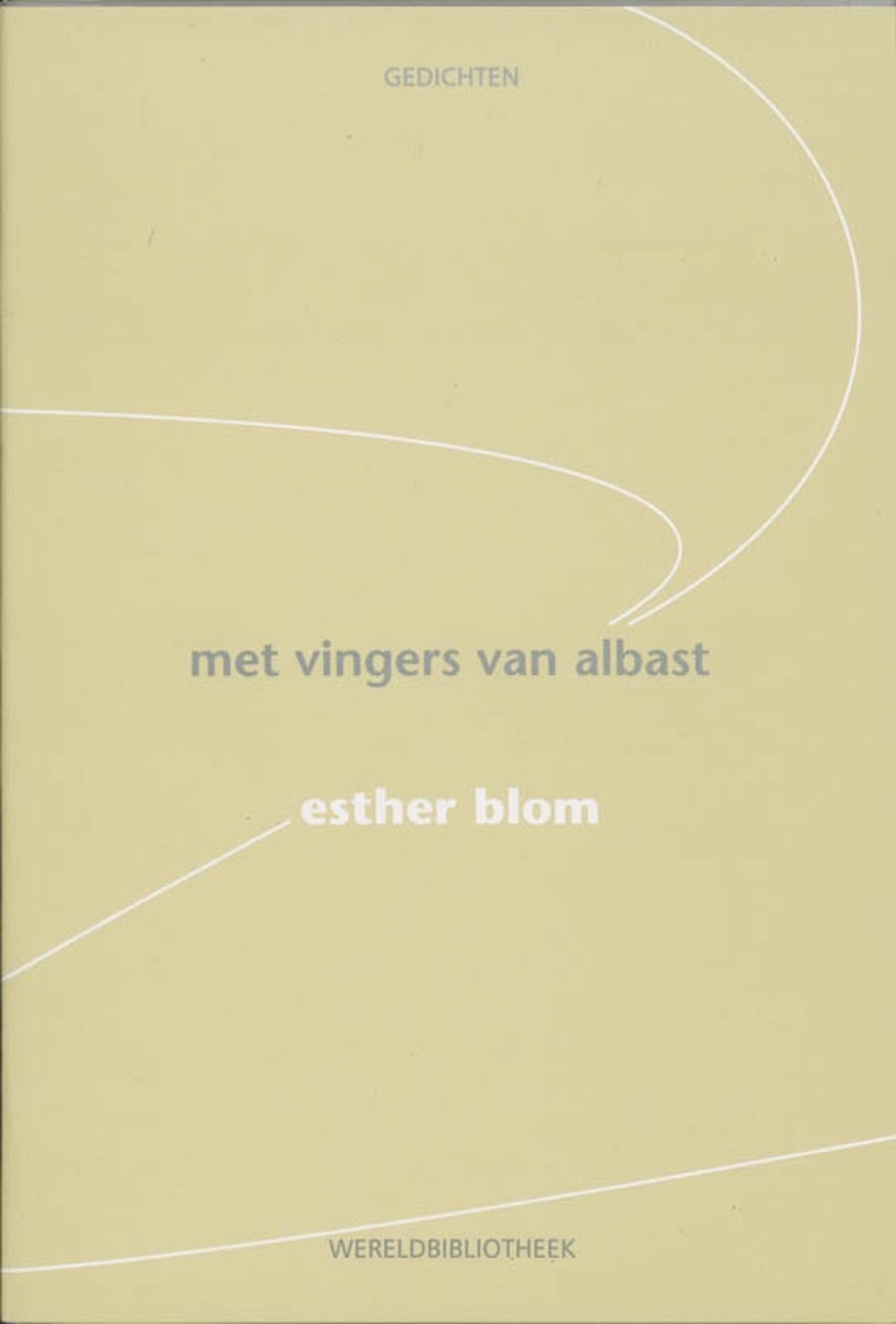 Met vingers van albast