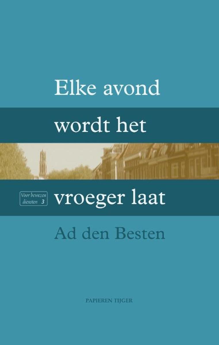 Elke avond wordt het vroeger laat