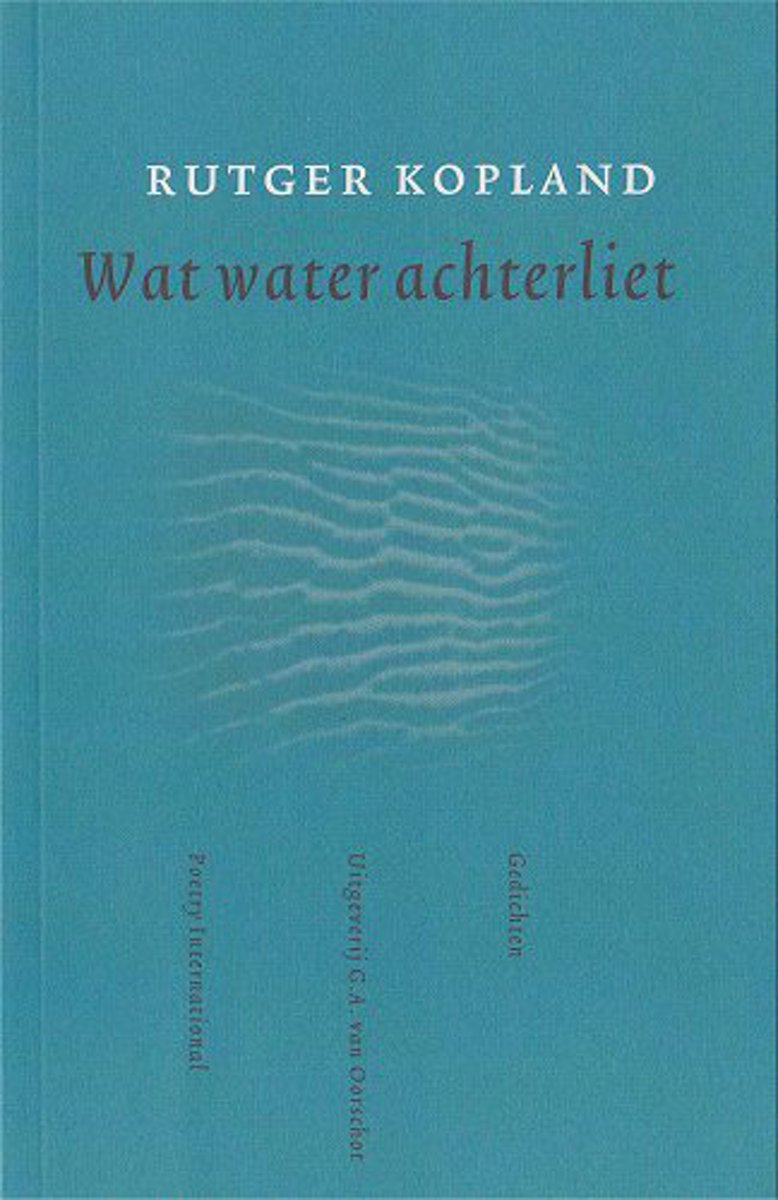 Wat water achterliet